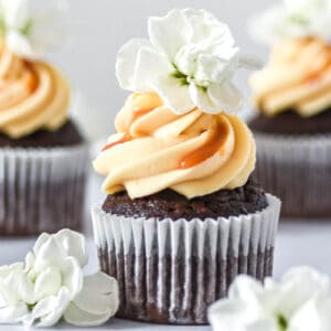 Chocolate Caramel Cupcakes