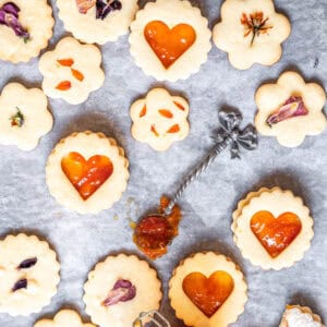 Shortbread Style Jam Sandwich Cookies